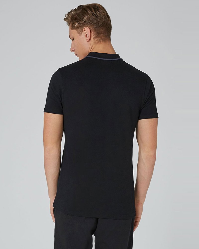 Black-Muscle-Fit-Polo