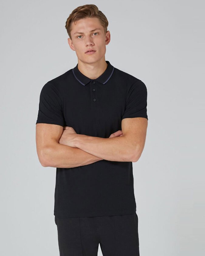 Black-Muscle-Fit-Polo