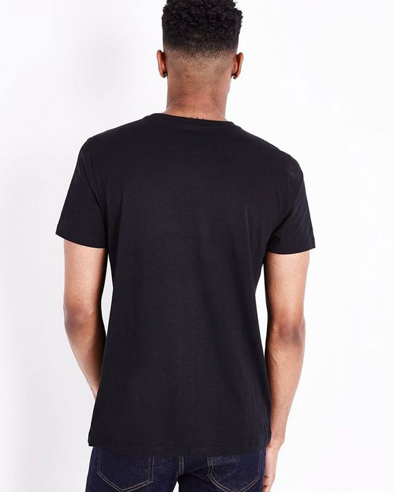 Black Crew Neck T-Shirt - Image 2