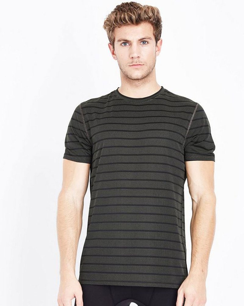 Black-Stripe-Sports-T-Shirt-R-13423