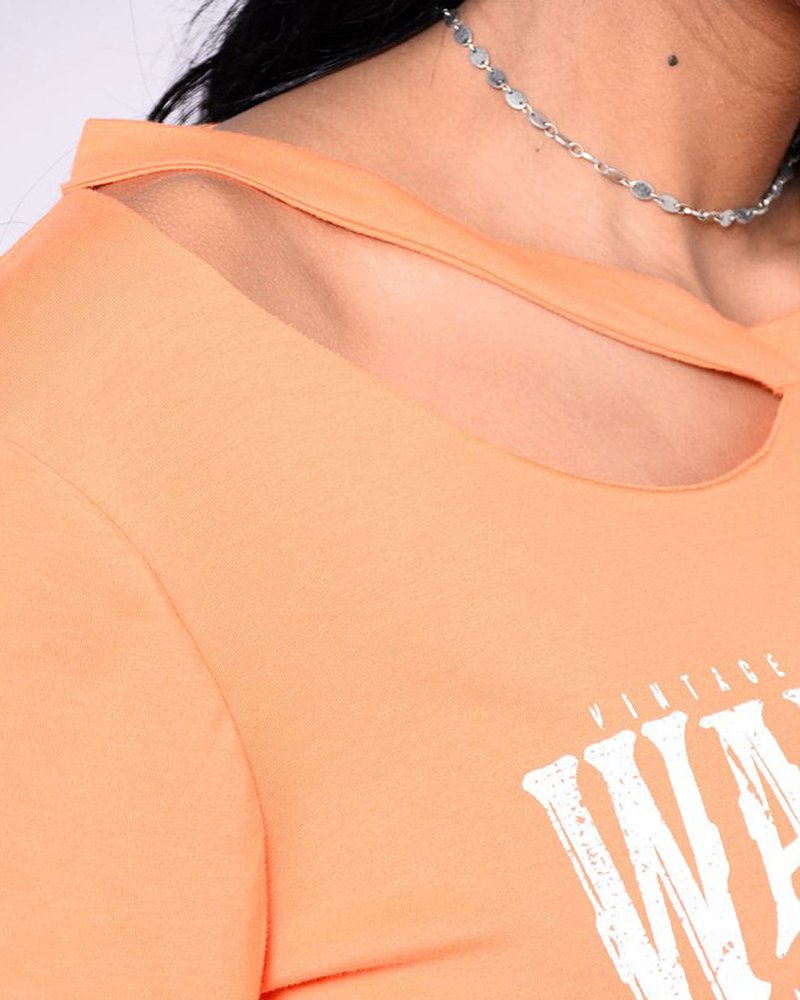 Born-To-Ride-Tee---Orange - Image 7