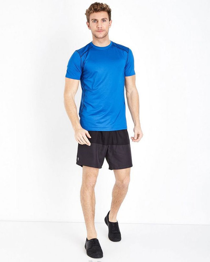 Bright Blue Stretch Sports T-Shirt - Image 3