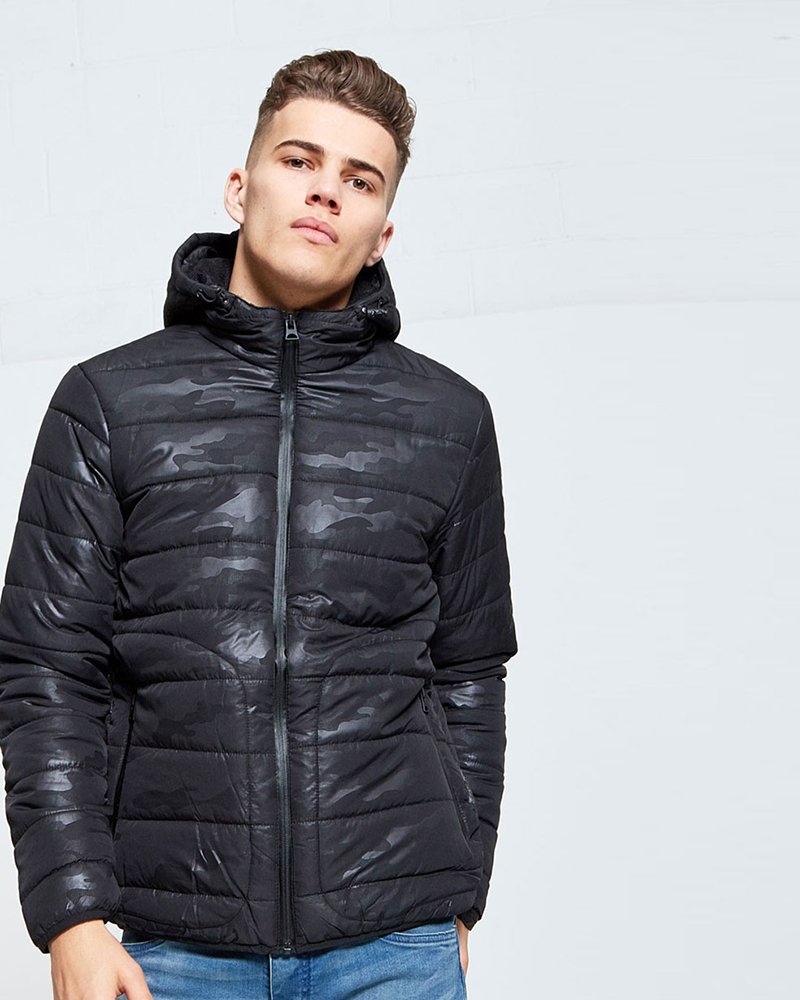 CAMOUFLAGE PUFFER JACKET - Image 4