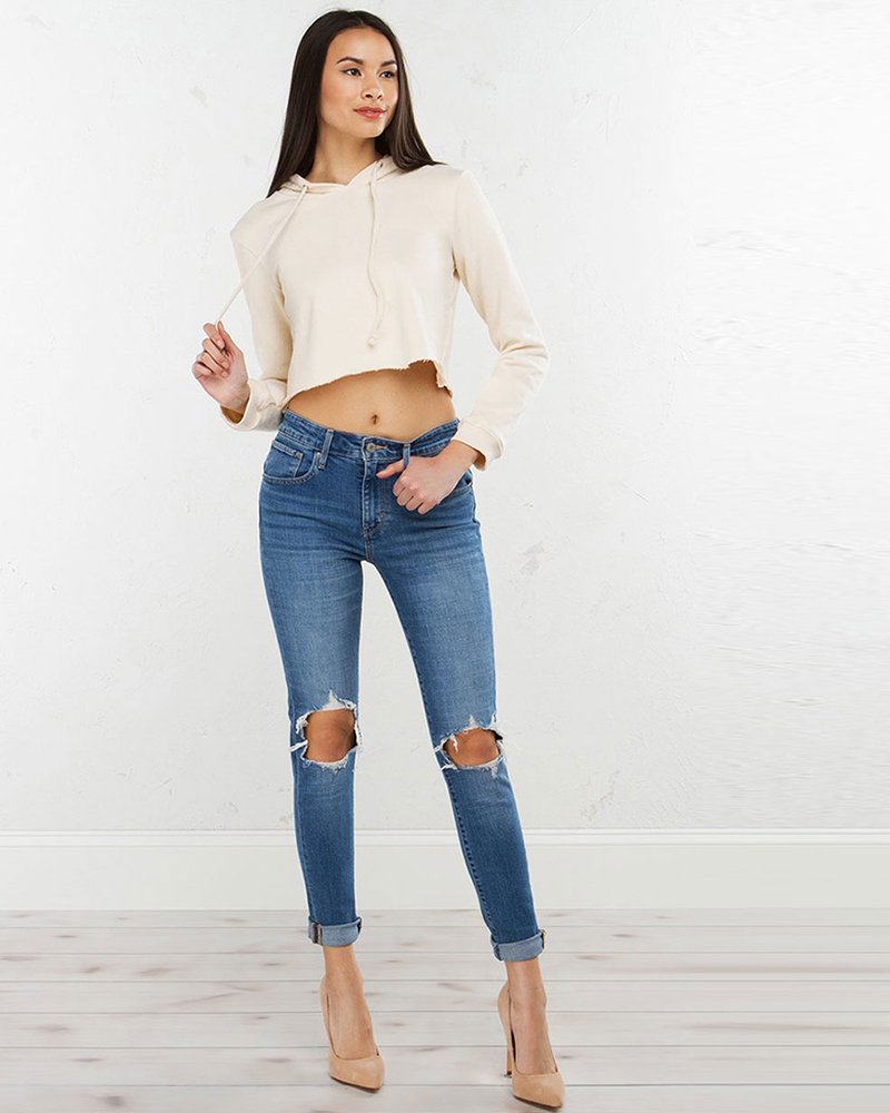 CHILL PILL KNIT CROP TOP - Image 5