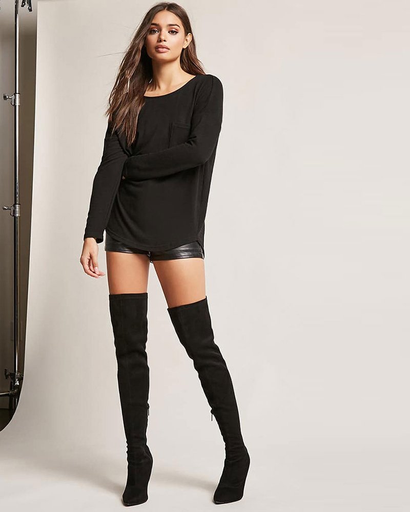Caged Knit Pocket Pullover - Image 4