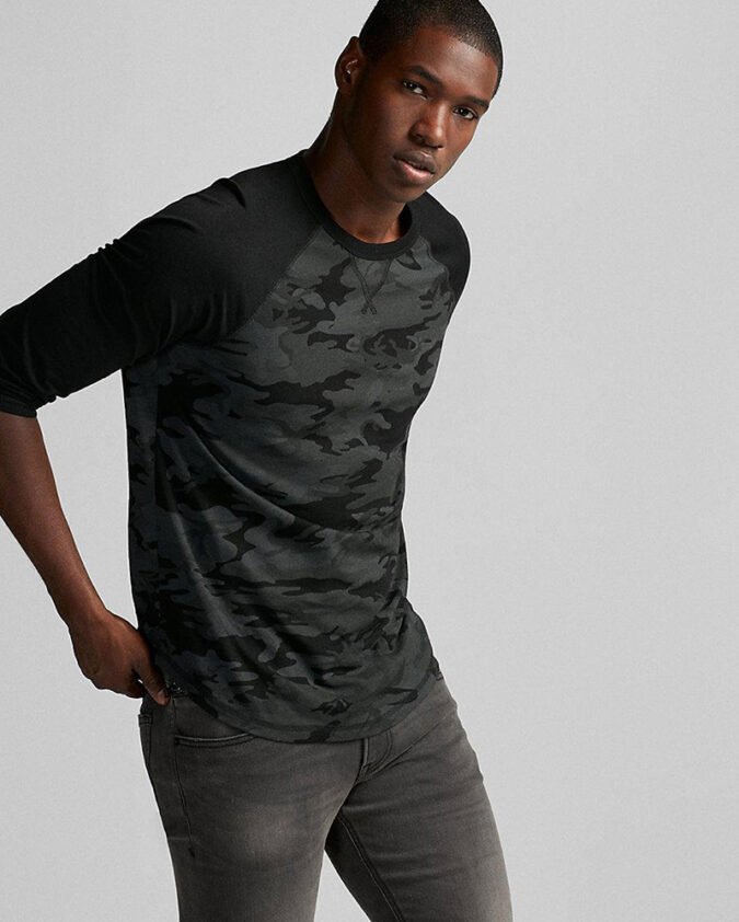 Camo-Cotton-Crew-Neck-Baseball-Tee-R-13418
