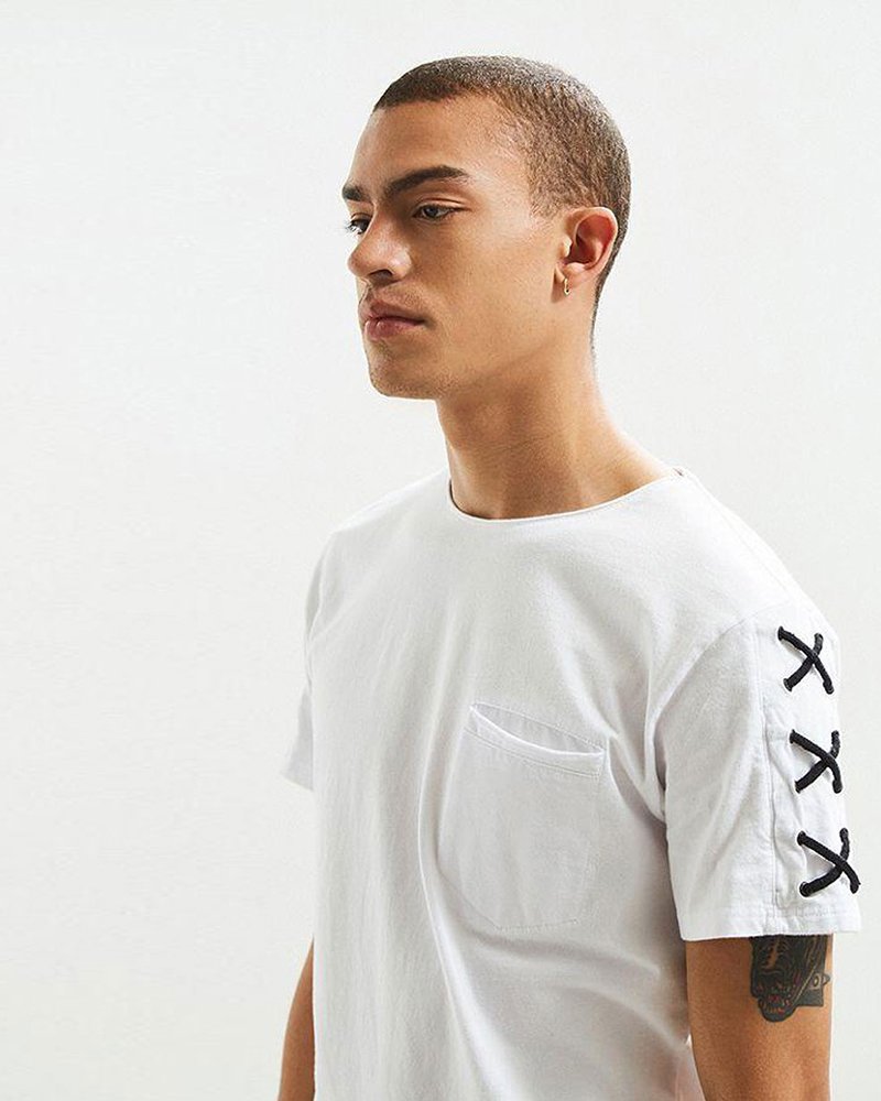 Chains White Tee - Image 4
