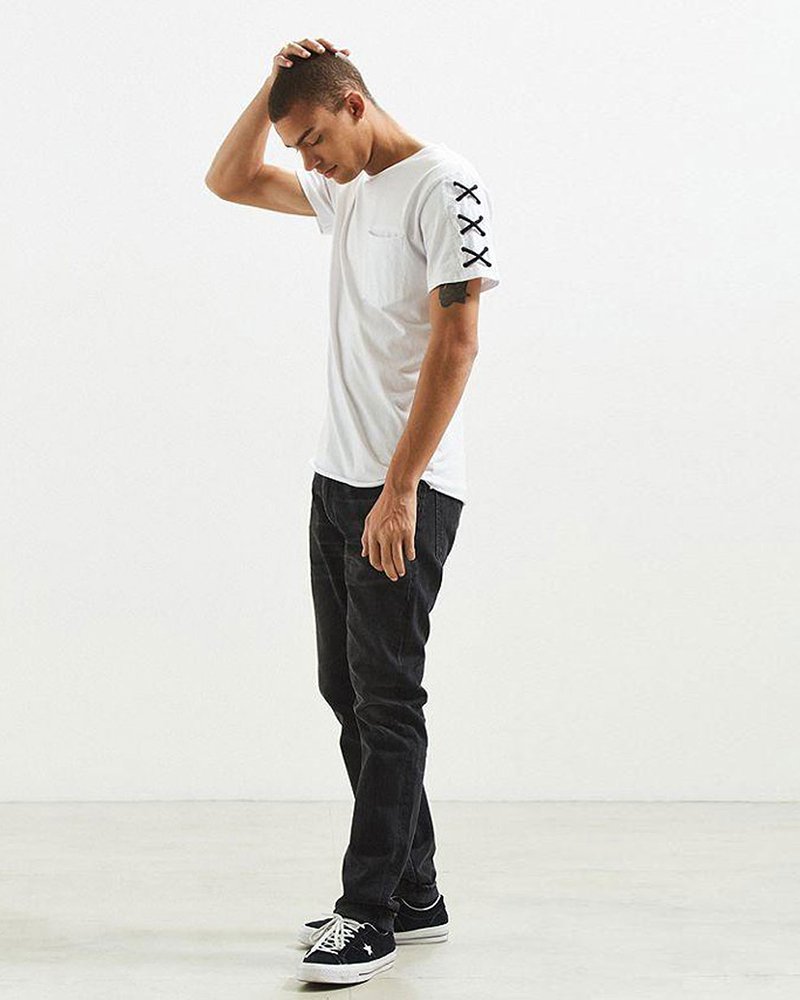 Chains White Tee - Image 5