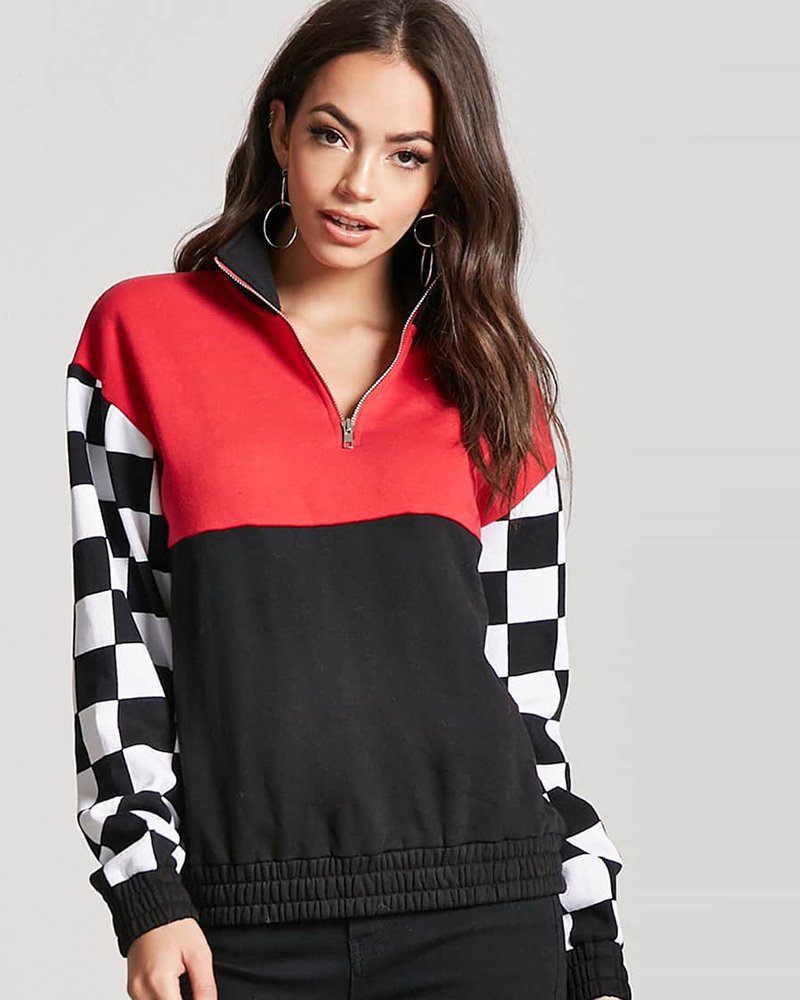 Checkered-Colorblock-Sweatshirt-R1-10186