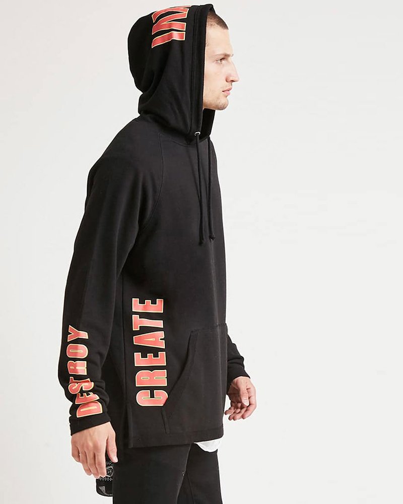 Create Graphic High Low Hoodie - Image 3