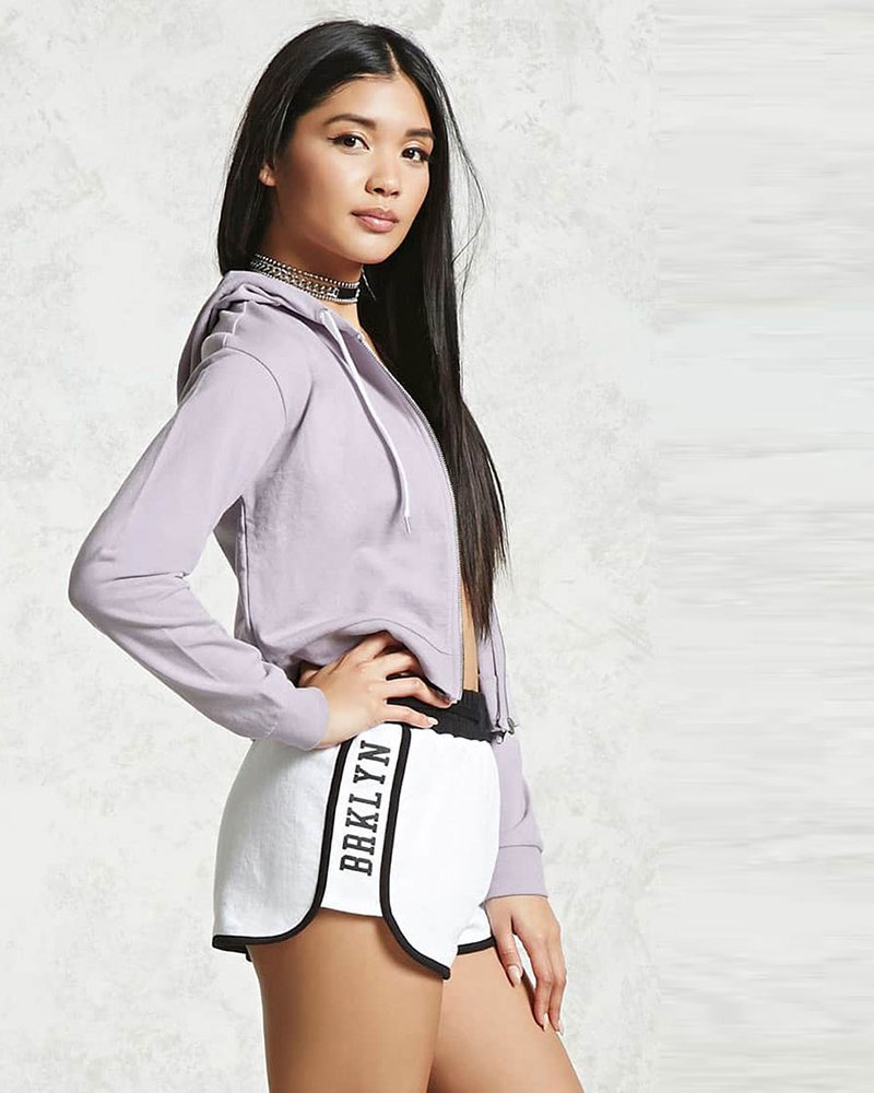 Cropped Zip Hoodie - Image 4