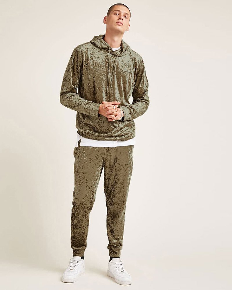 Crushed Velvet Hoodie - Image 4