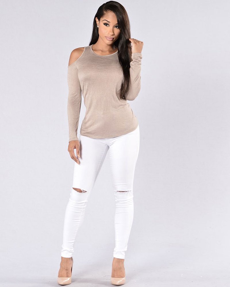 Cut It Off Top Mocha - Image 6