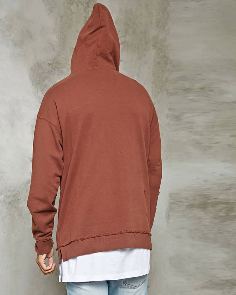 Distressed Terry Hoodie - Image 4