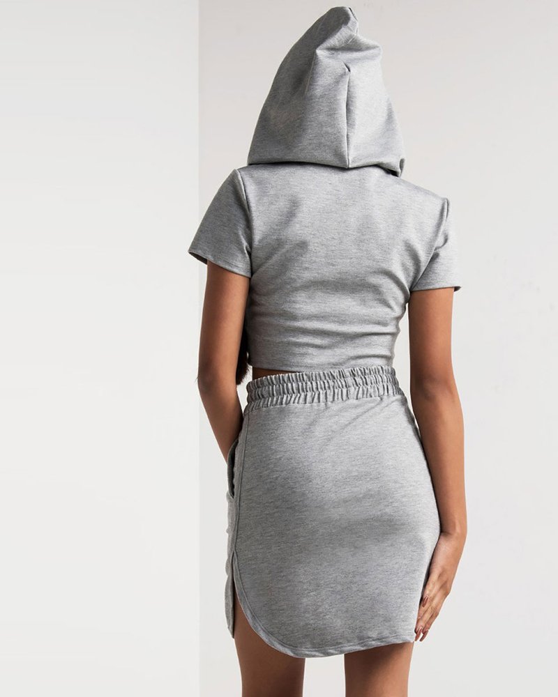 FIGURE IT OUT CROPPED HOODIE - Image 2