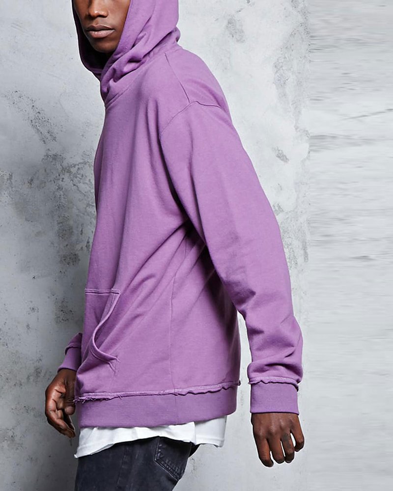 French Terry Crossover Hoodie - Image 4