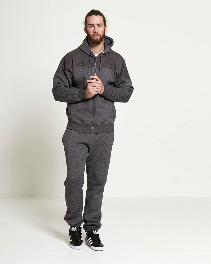 MENS MESH SHOULDER PANEL MATCHING TRACKSUIT - Image 3