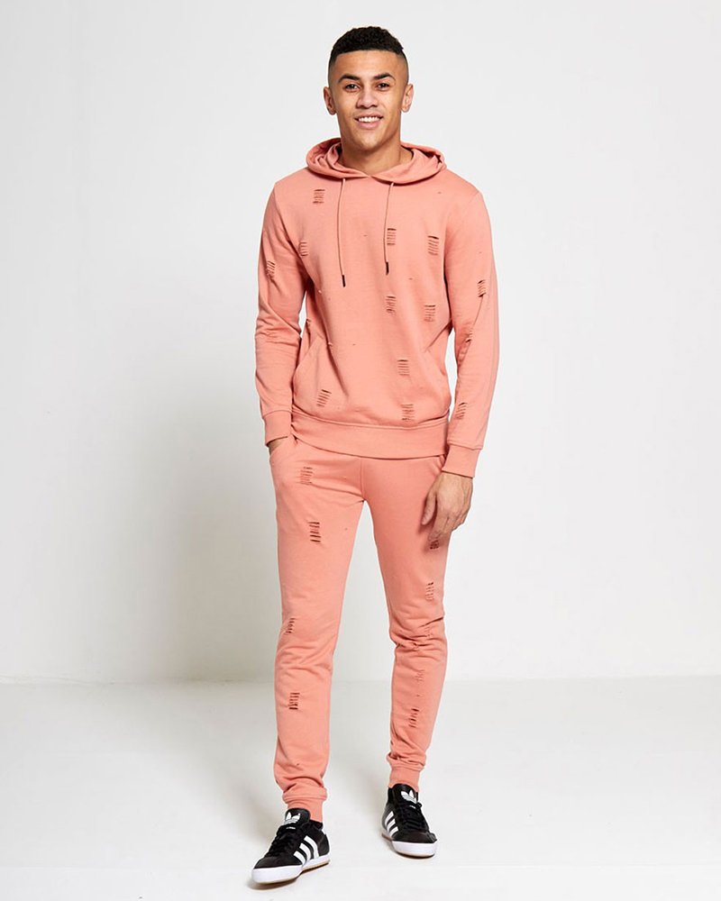 Mens-Pink-Destroyed-Hooded-Tracksuit-R1-19057