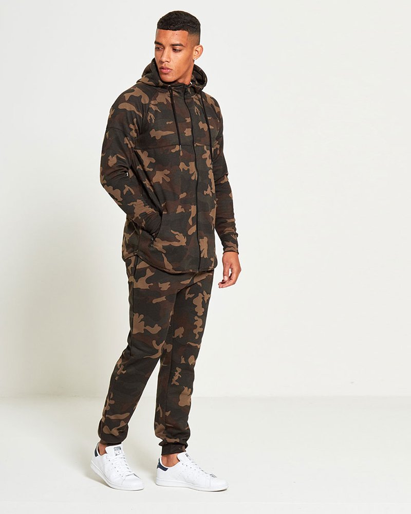 Mens-Skinny-Fit-Camo-Zip-Up-Tracksuit-Hover-to-zoom-R1-19062