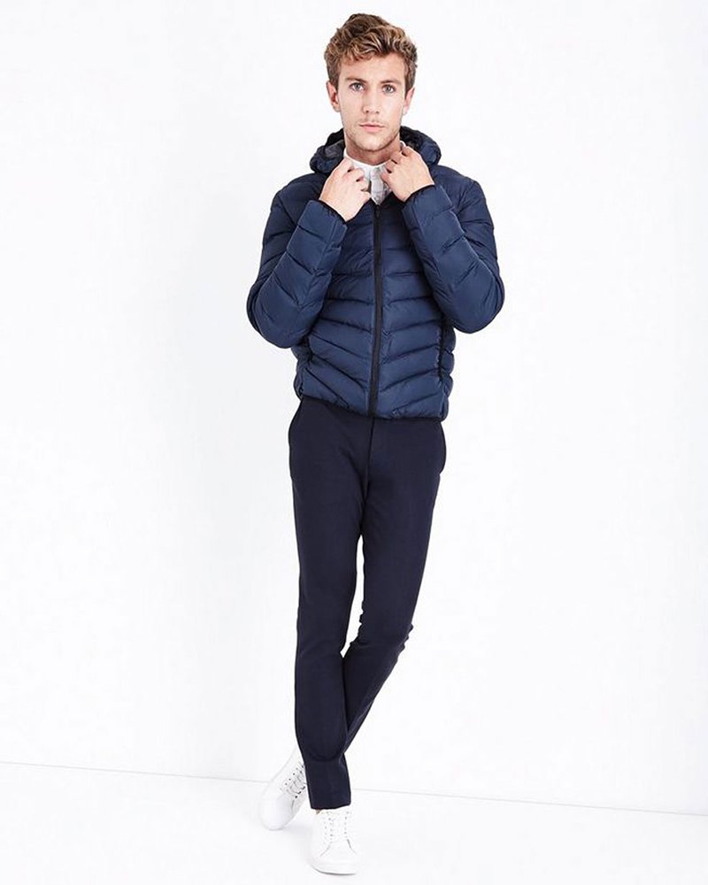 Navy Puffer Jacket - Image 5