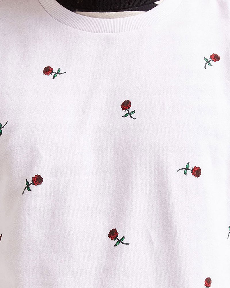 Rose Print Sweatshirt - Image 4