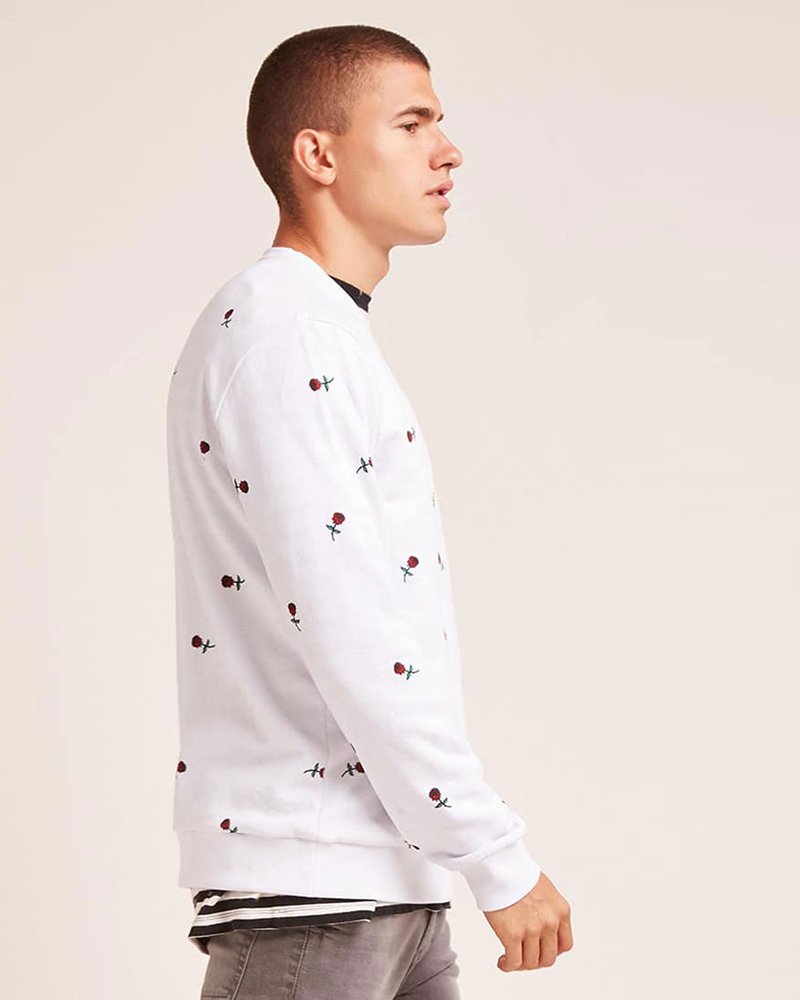 Rose Print Sweatshirt - Image 3