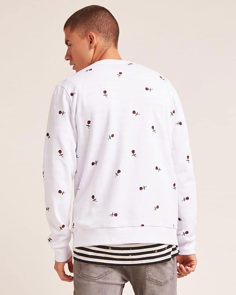 Rose Print Sweatshirt - Image 2