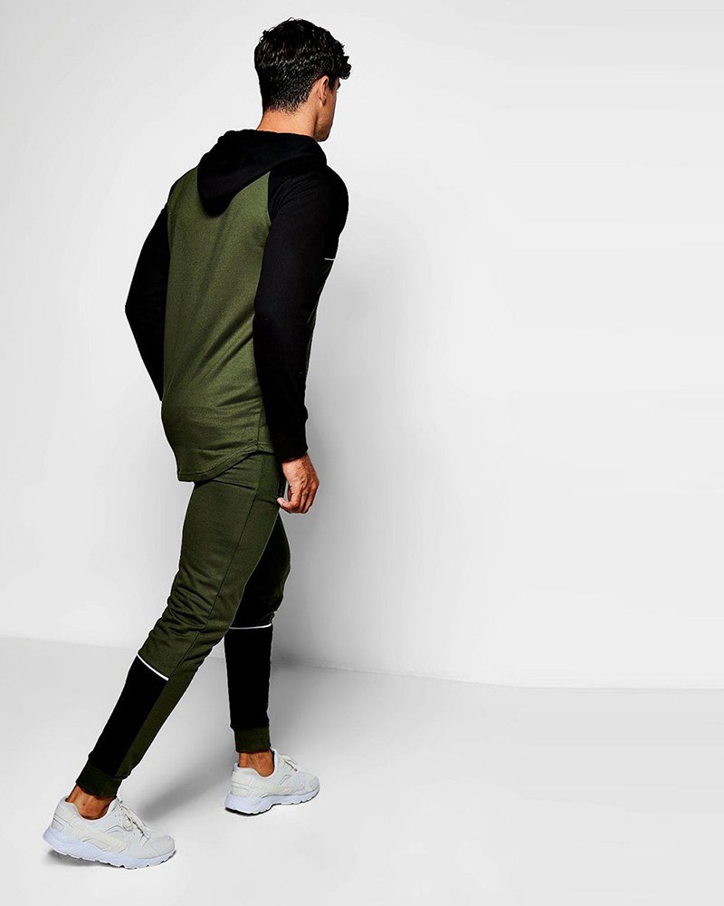 Skinny Fit Cut & Sew Tracksuit - Image 2