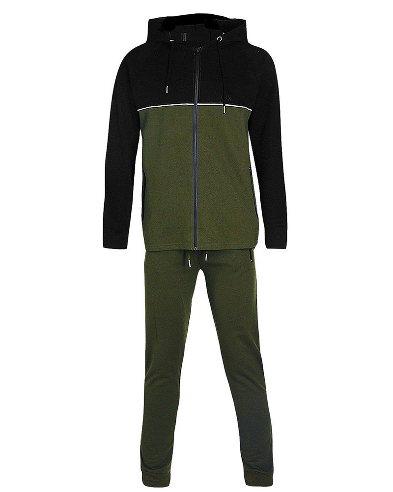 Skinny Fit Cut & Sew Tracksuit - Image 3